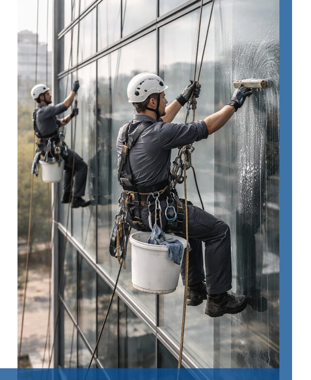 Мойка сплошного остекления в Ростове, заказать от 308 р.| ВЫСОТНИК-Рсв