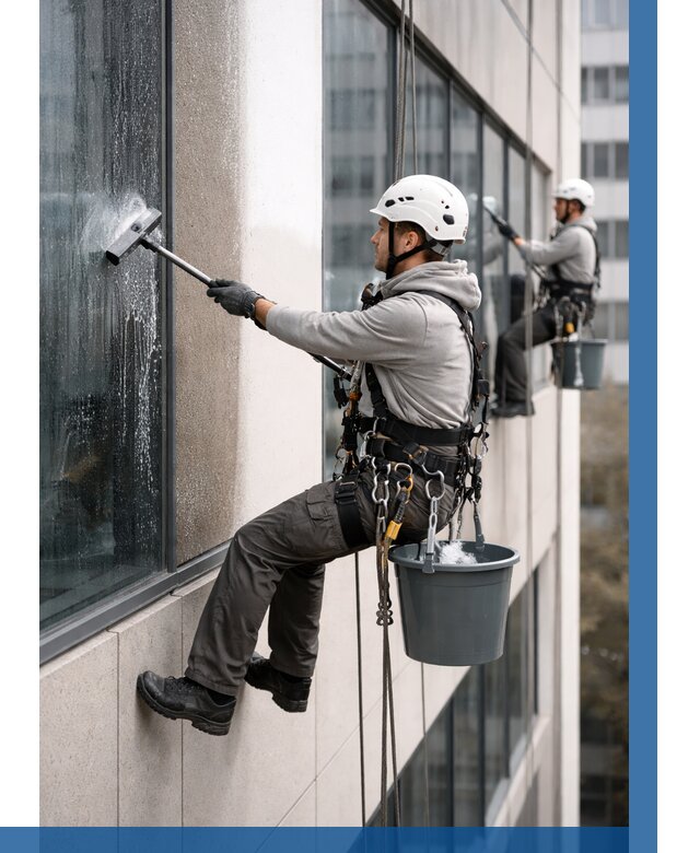 Мойка фасадов зданий в Ростове под ключ от 359 р. | ВЫСОТНИК-Рсв