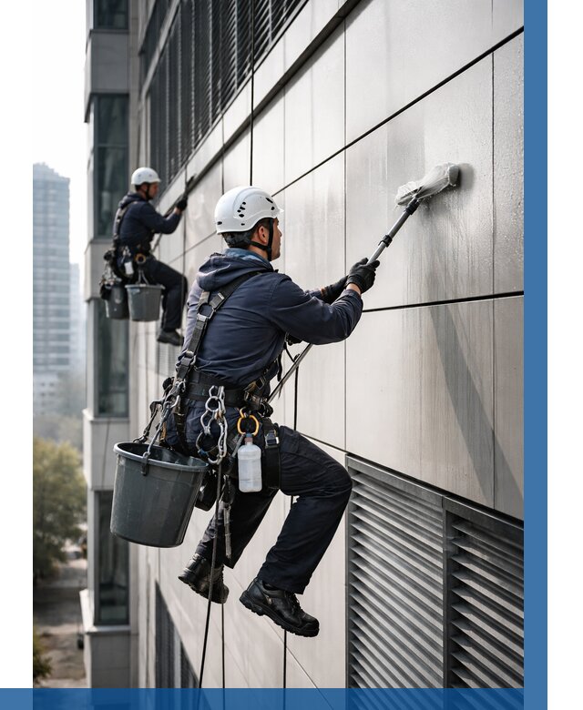 Мойка вентилируемого фасада в Ростове от 257 р. | ВЫСОТНИК-Рсв