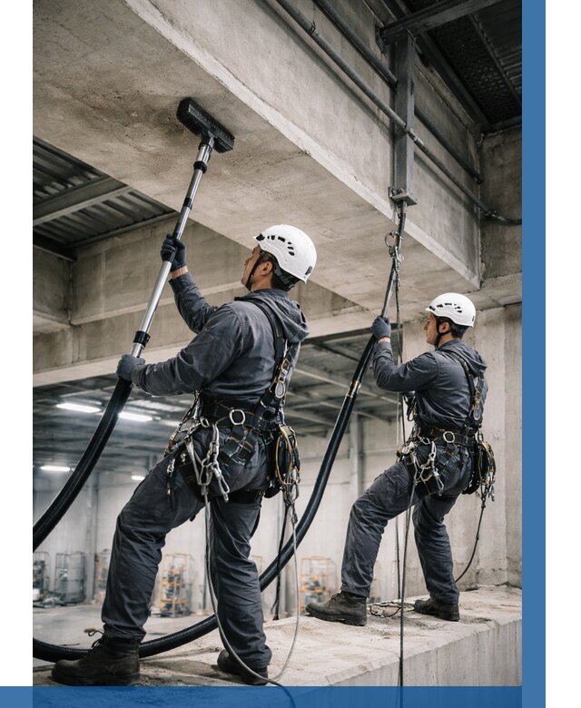 Обеспыливание потолочных конструкций в Ростове от 257 р. |ВЫСОТНИК-Рсв