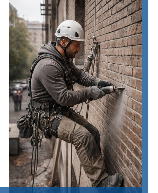 Расшивка кирпичных швов в Ростове от 616 р. | ВЫСОТНИК-Рсв