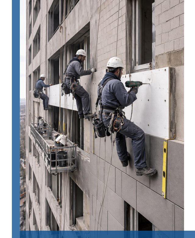 Монтаж фасадных термопанелей высокого качества в Ростове