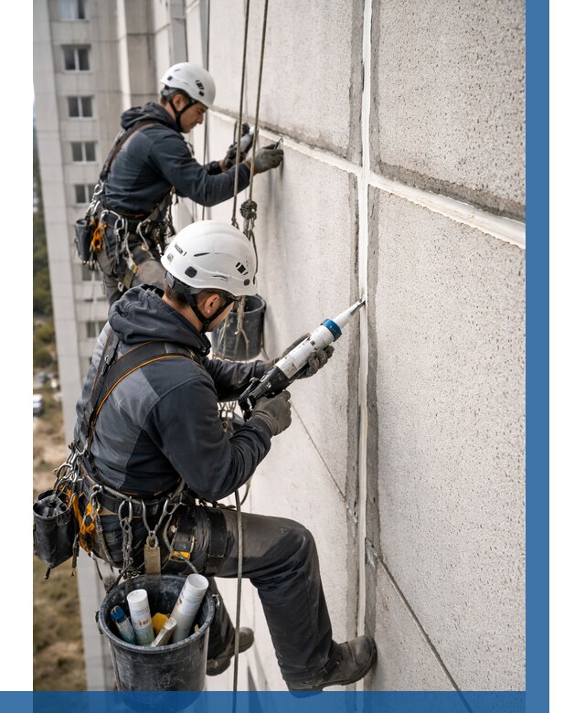 Герметизация межпанельных швов в Ростове от 718 р. | ВЫСОТНИК-Рсв