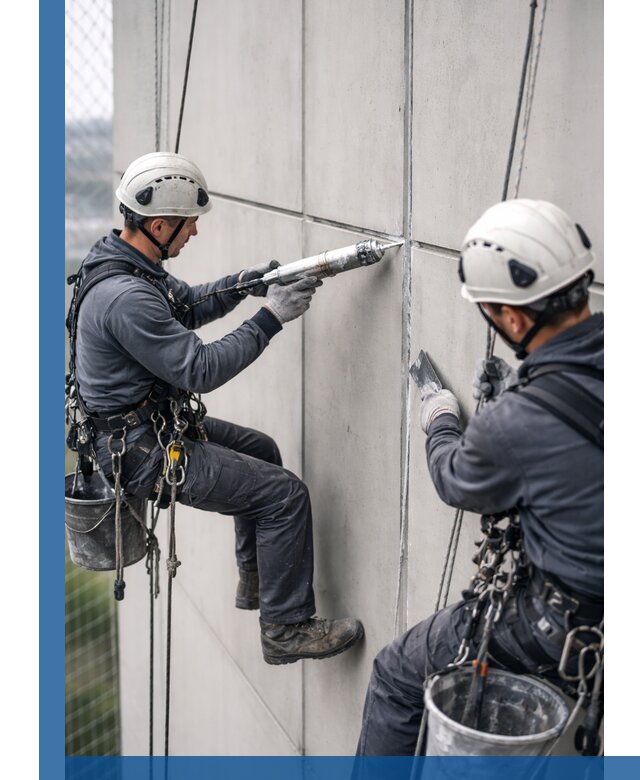 Первичная герметизация швов фасадов и кровель в Ростове