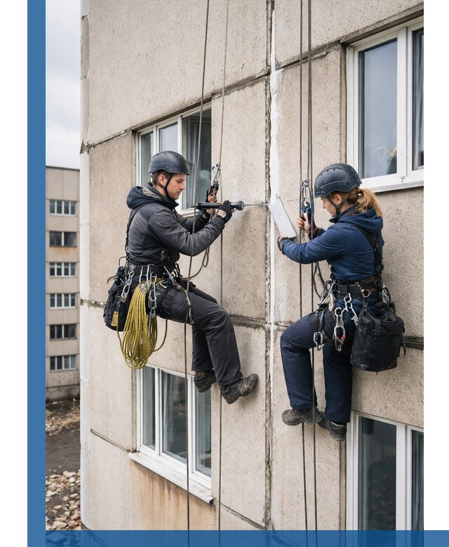 Герметизация межпанельных швов тёплым швом в Ростове