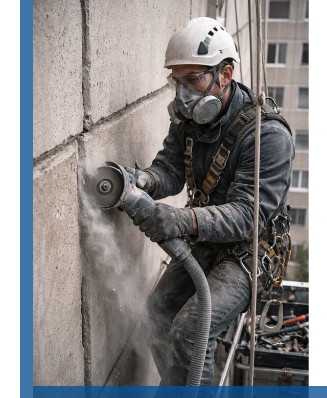 Штробление межпанельных швов в Ростове качественно и быстро