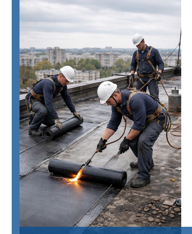 Ремонт наплавляемой кровли в Ростове качественно и надежно