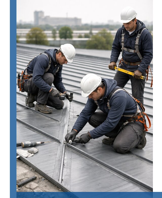 Ремонт фальцевой кровли в Ростове срочно и качественно