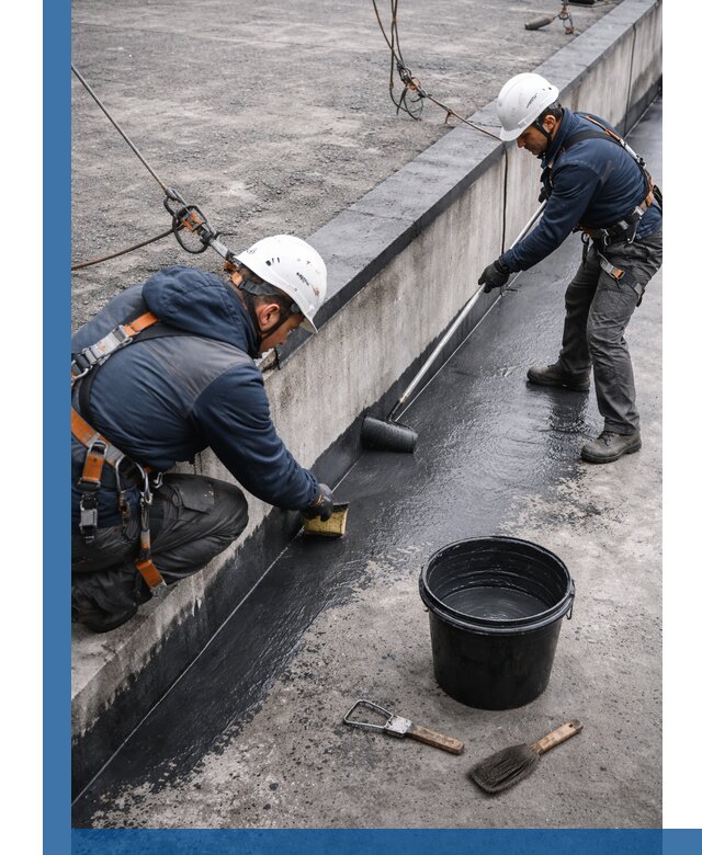 Гидроизоляция кровли жидкой резиной профессионально в Ростове