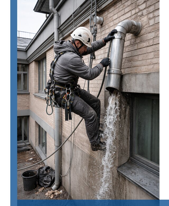 Профессиональная прочистка водосточных труб в Ростове с гарантией