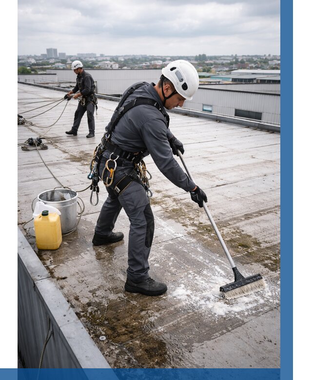 Очистка крыши по графику в Ростове от 7697 р. | ВЫСОТНИК-Рсв