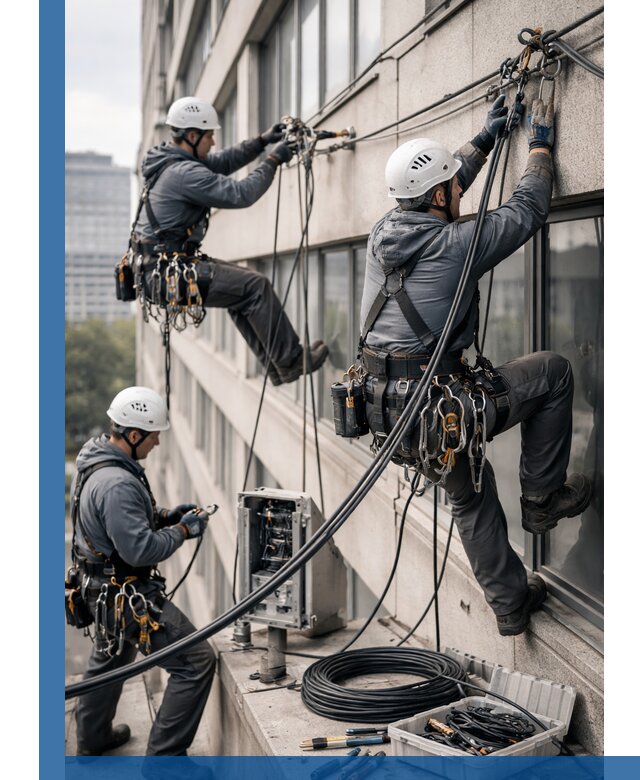 Прокладка оптоволоконного кабеля в Ростове под ключ с тестированием