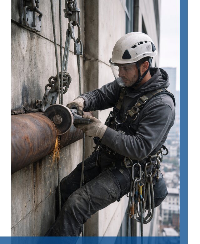 Резка металла на высоте в Ростове по цене от 4618 р. | ВЫСОТНИК-Рсв