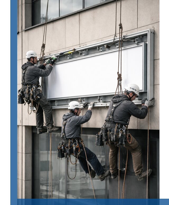 Профессиональный монтаж светового короба под ключ в Ростове