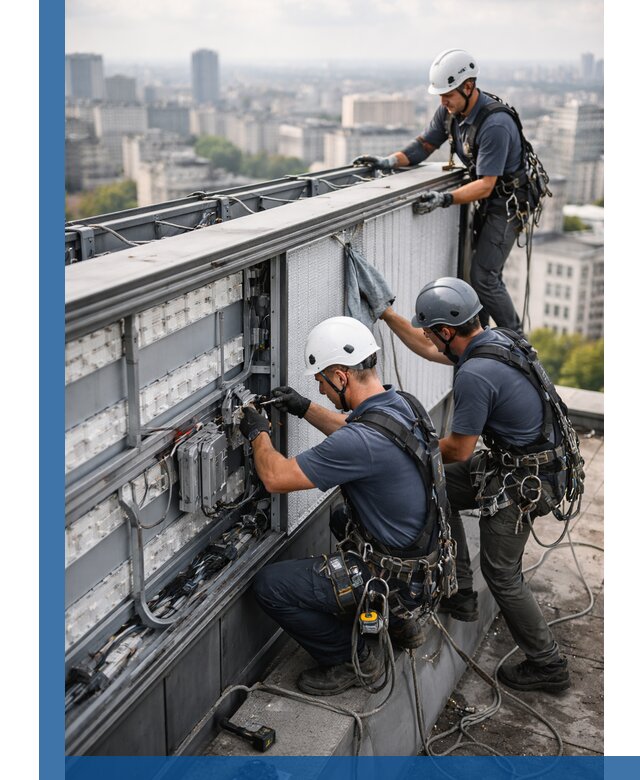 Профессиональное обслуживание крышной рекламы в Ростове под ключ