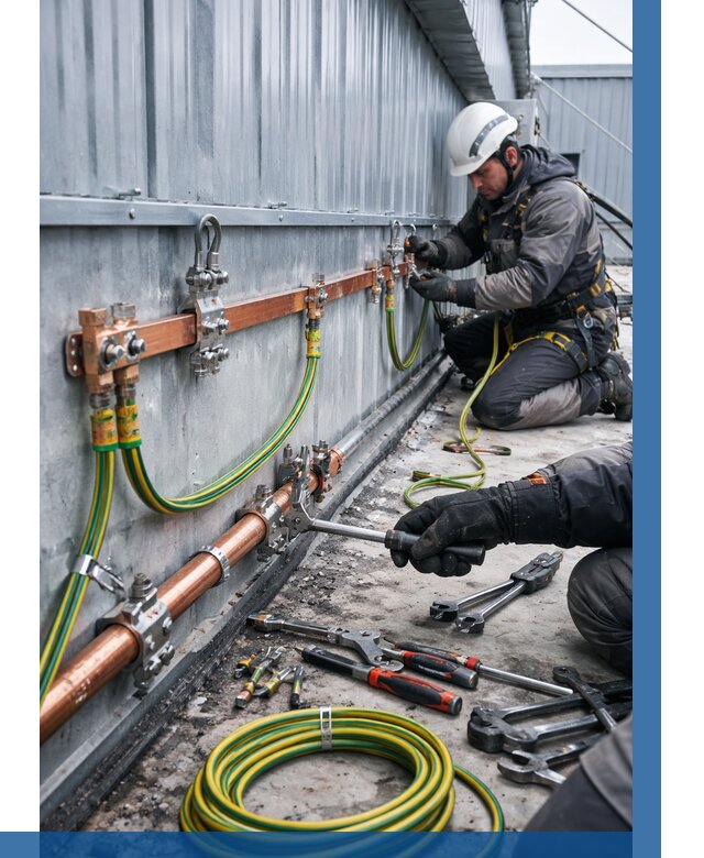 Монтаж заземления здания в Ростове от 25658 р. | ВЫСОТНИК-Рсв