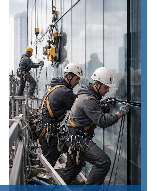 Структурное остекление фасадов в Ростове от 9750 р. | ВЫСОТНИК-Рсв