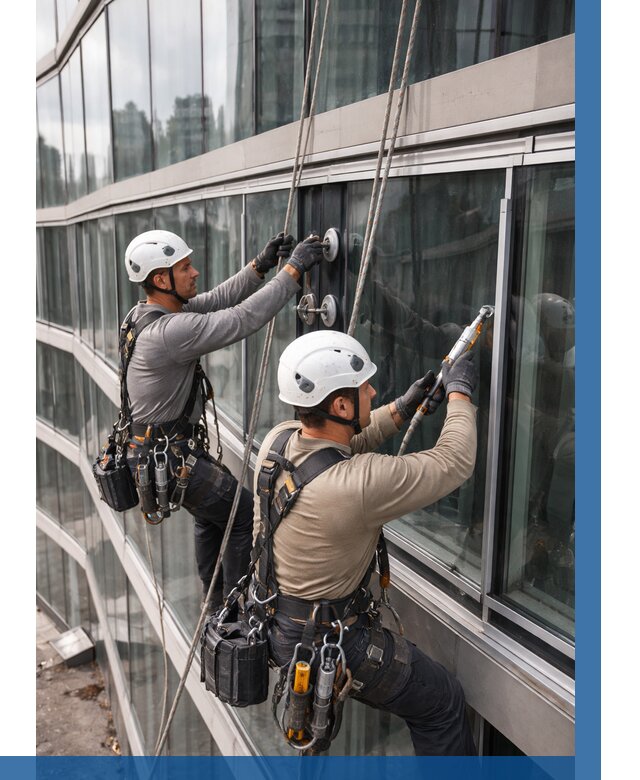 Радиусное остекление фасада в Ростове от 12316 р. | ВЫСОТНИК-Рсв