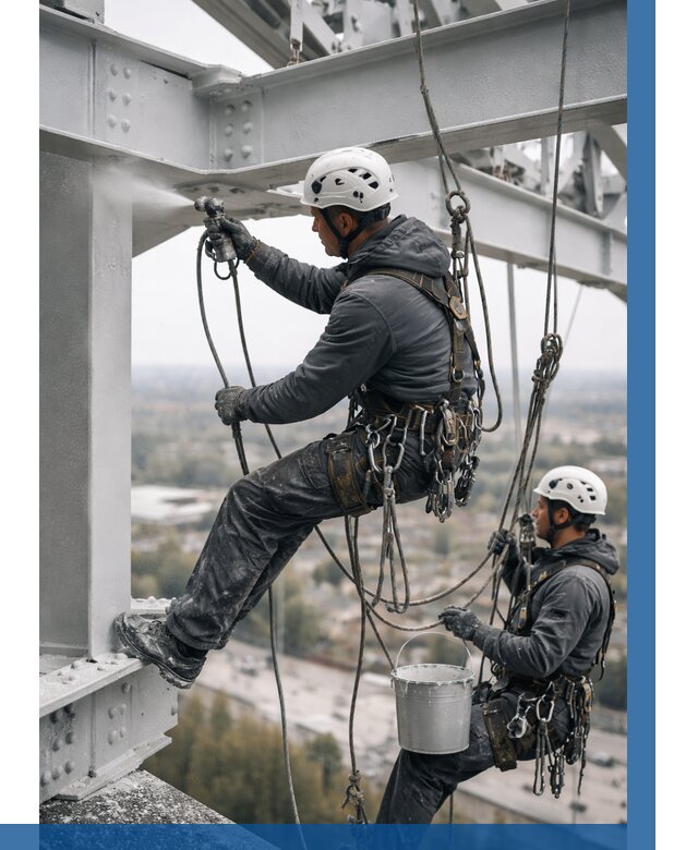 Покраска металлоконструкций на высоте в Ростове 359 р |ВЫСОТНИК-Рсв