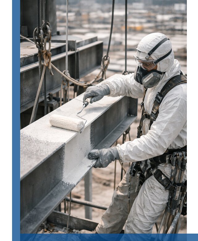 Профессиональная огнезащитная обработка металлоконструкций в Ростове