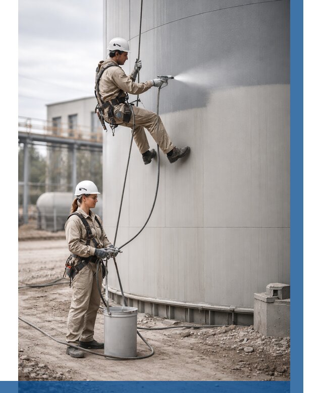 Покраска резервуаров в Ростове от 1232 р. | ВЫСОТНИК-Рсв — заказать