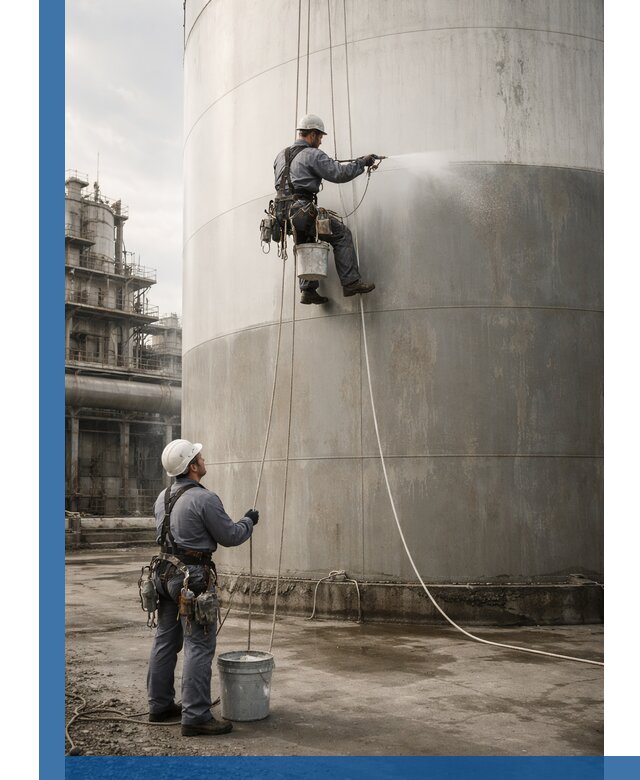 Покраска стальных резервуаров и емкостей в Ростове профессионально