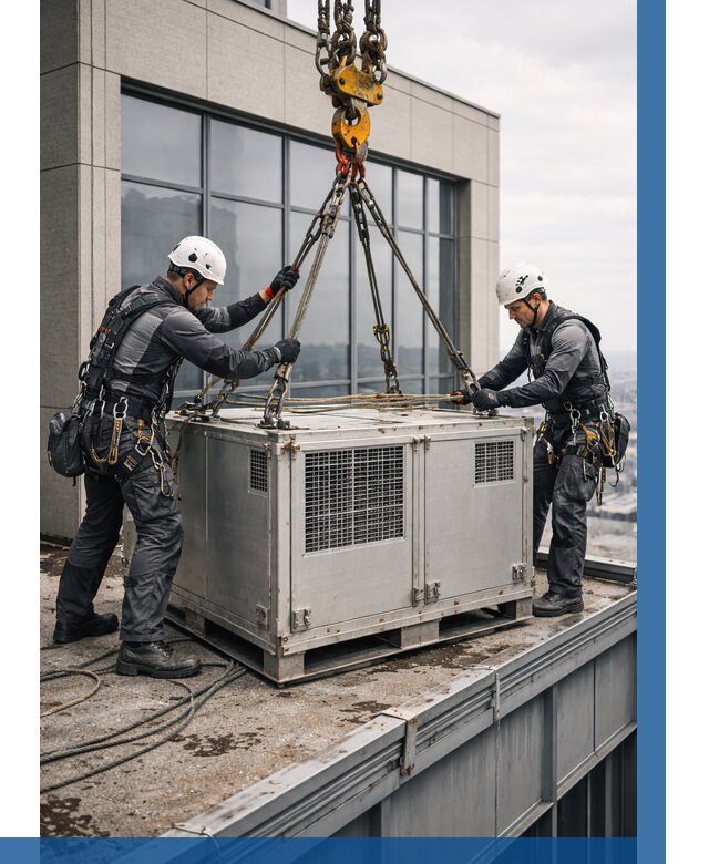 Такелажные работы на высоте в Ростове от 8210 р. | ВЫСОТНИК-Рсв