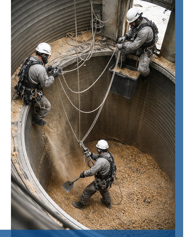 Чистка зерновых бункеров в Ростове от 12316 р. | ВЫСОТНИК-Рсв