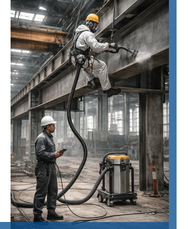 Обеспыливание конструкций в цехе в Ростове от 4310 р. | ВЫСОТНИК-Рсв