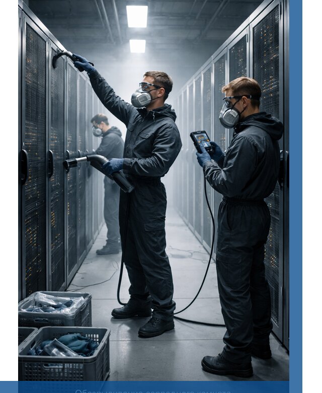 Обеспыливание серверной комнаты в Ростове от 4618 р. | ВЫСОТНИК-Рсв