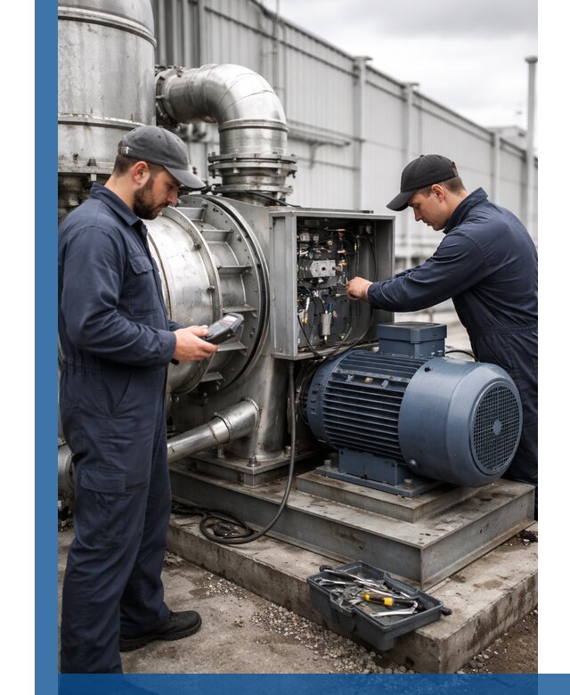 Техническое обслуживание промышленного оборудования в Ростове