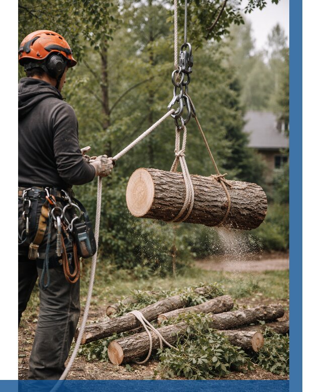 Валка деревьев частями в Ростове от 7697 р. | ВЫСОТНИК-Рсв