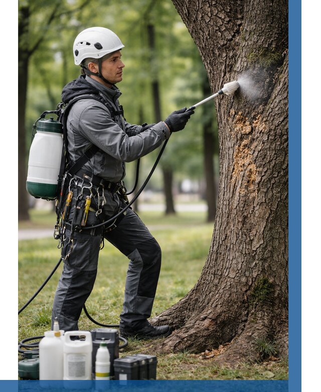 Обработка деревьев от вредителей в Ростове от 4618 р. | ВЫСОТНИК-Рсв